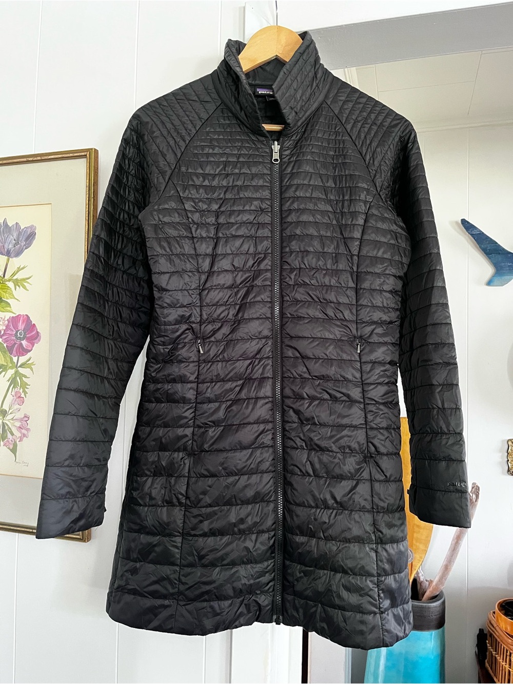 Patagonia Vosque 3-in-1 Parka Liner Only Puffer Coat Black Jacket Inner Quilted